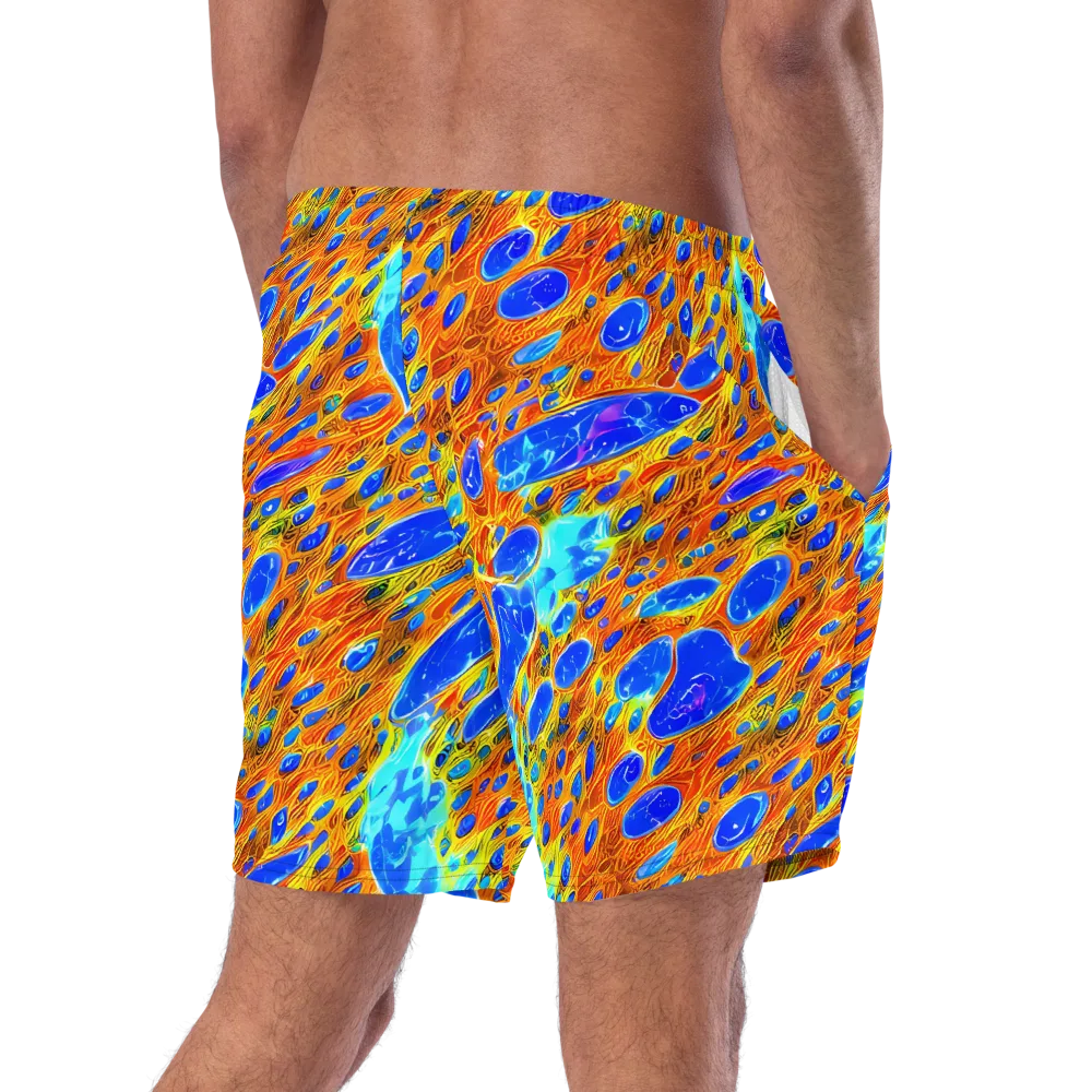 Bluefire Veins on Swim Trunks — Right Back