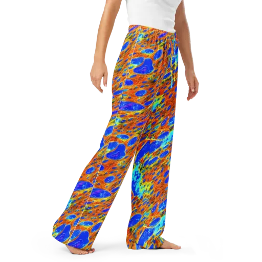 Bluefire Veins on a Women's Pajama Pants