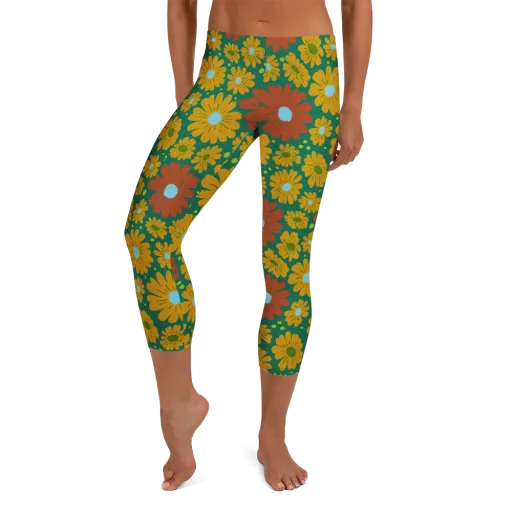 Marigold Voltage on a Capri Leggings