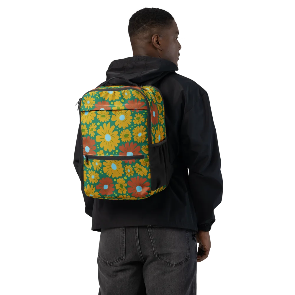 Marigold Voltage on Utility Backpack — Back