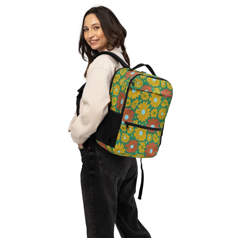 Marigold Voltage on Utility Backpack — Back