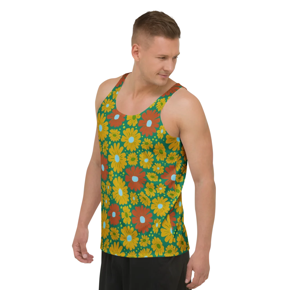 Marigold Voltage on Men's Tank Top — Left Front