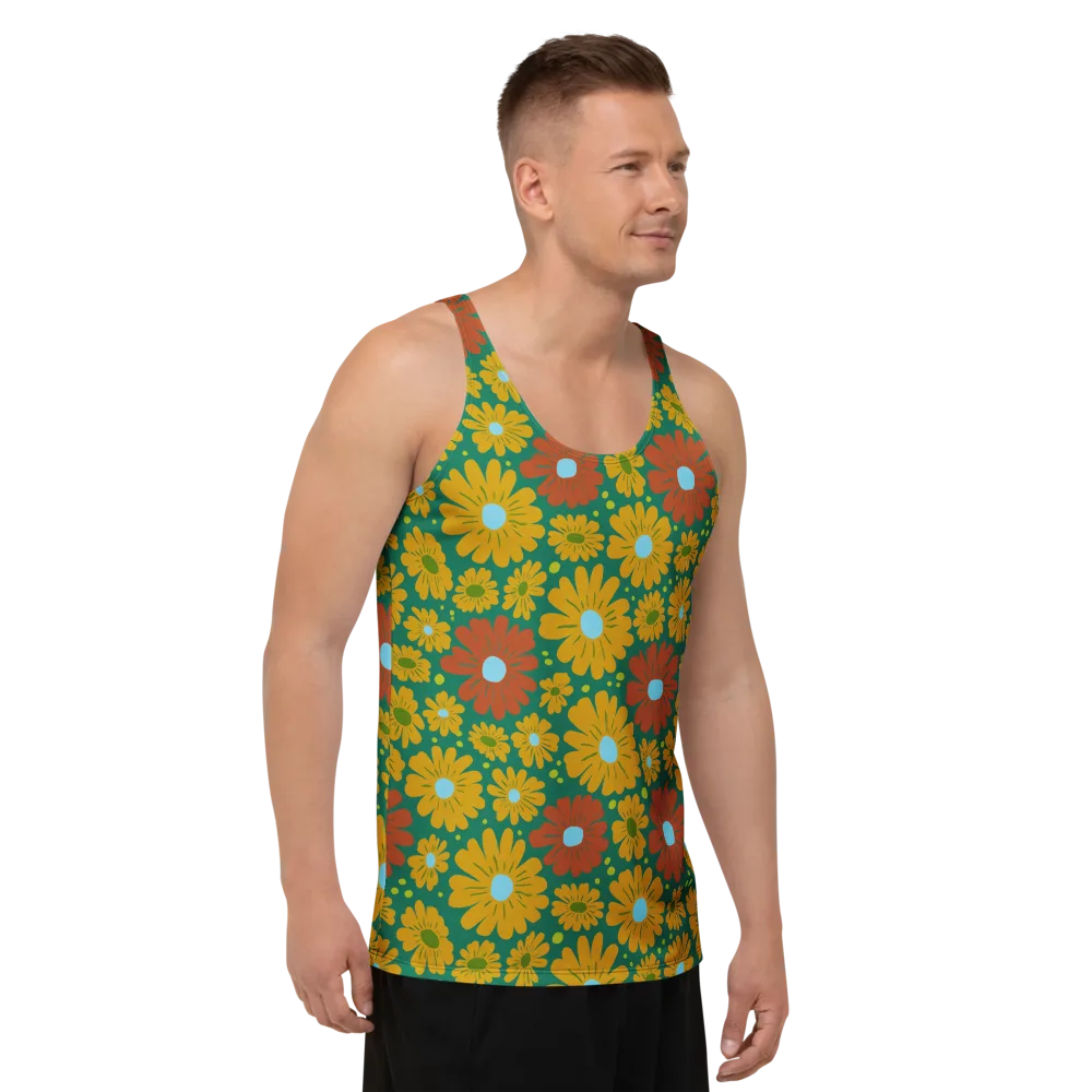 Marigold Voltage on Men's Tank Top — Right Front