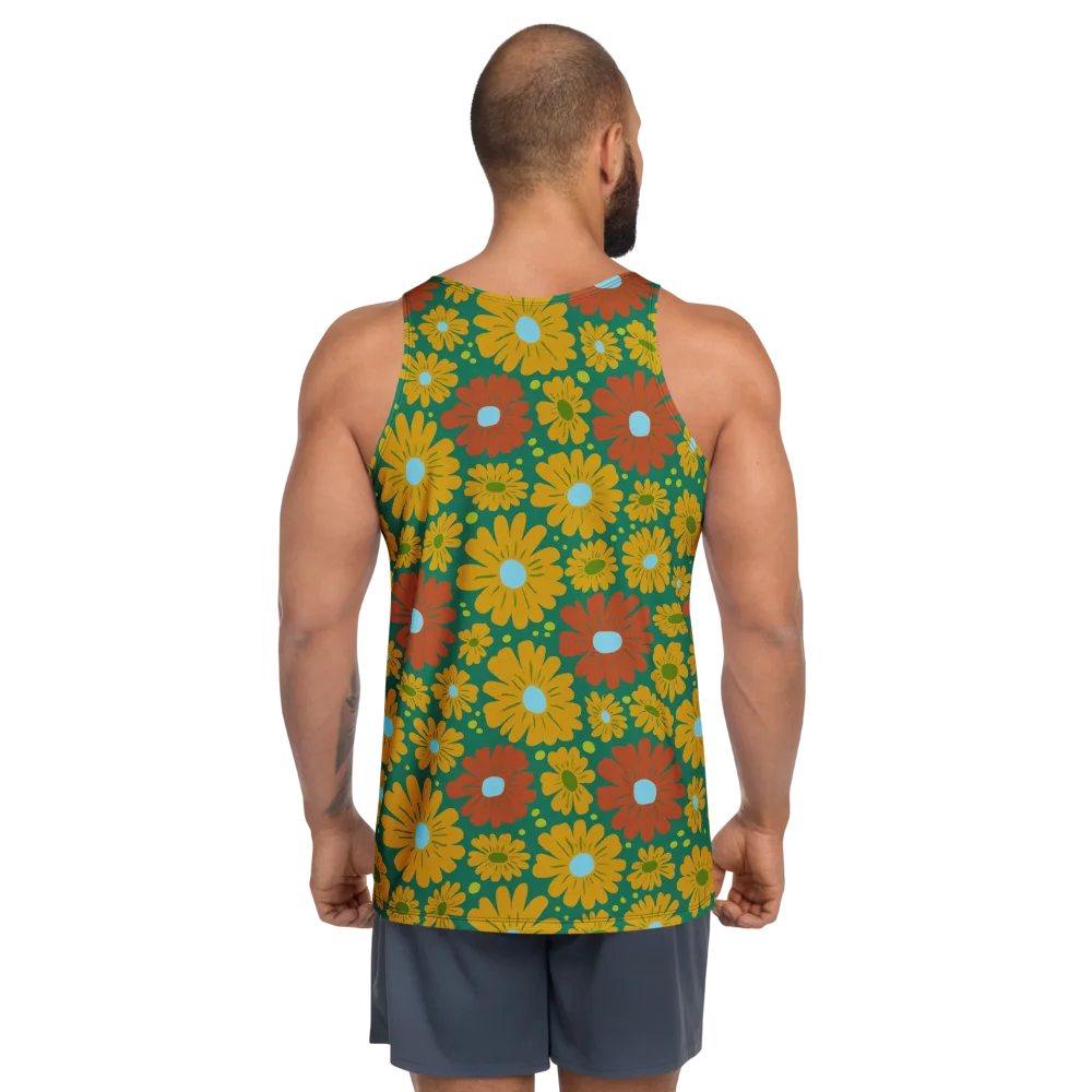 Marigold Voltage on Men's Tank Top — Back