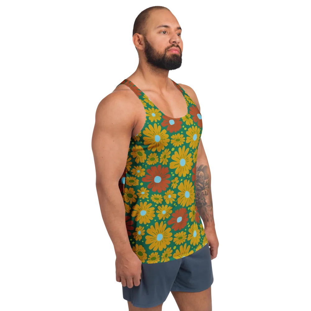 Marigold Voltage on Men's Tank Top — Right Front