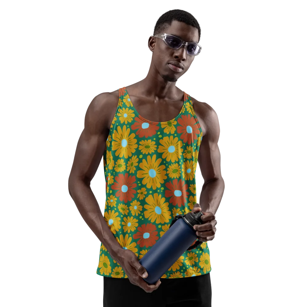 Marigold Voltage on Men's Tank Top — Front