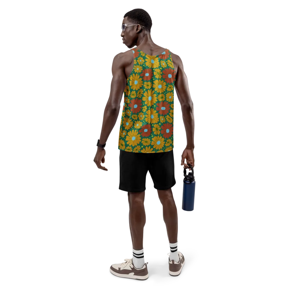 Marigold Voltage on Men's Tank Top — Back