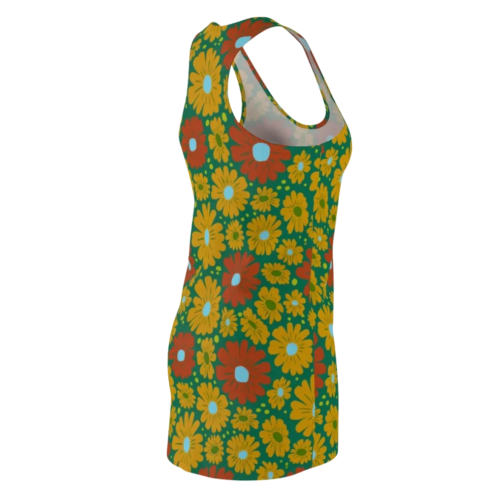 Marigold Voltage on Racerback Dress — Back Side
