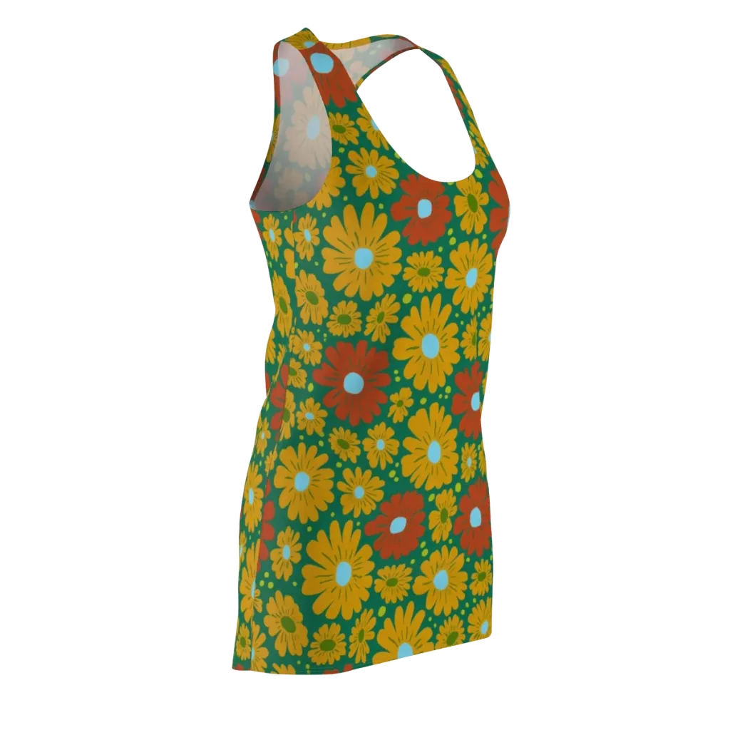 Marigold Voltage on Racerback Dress — Front Side