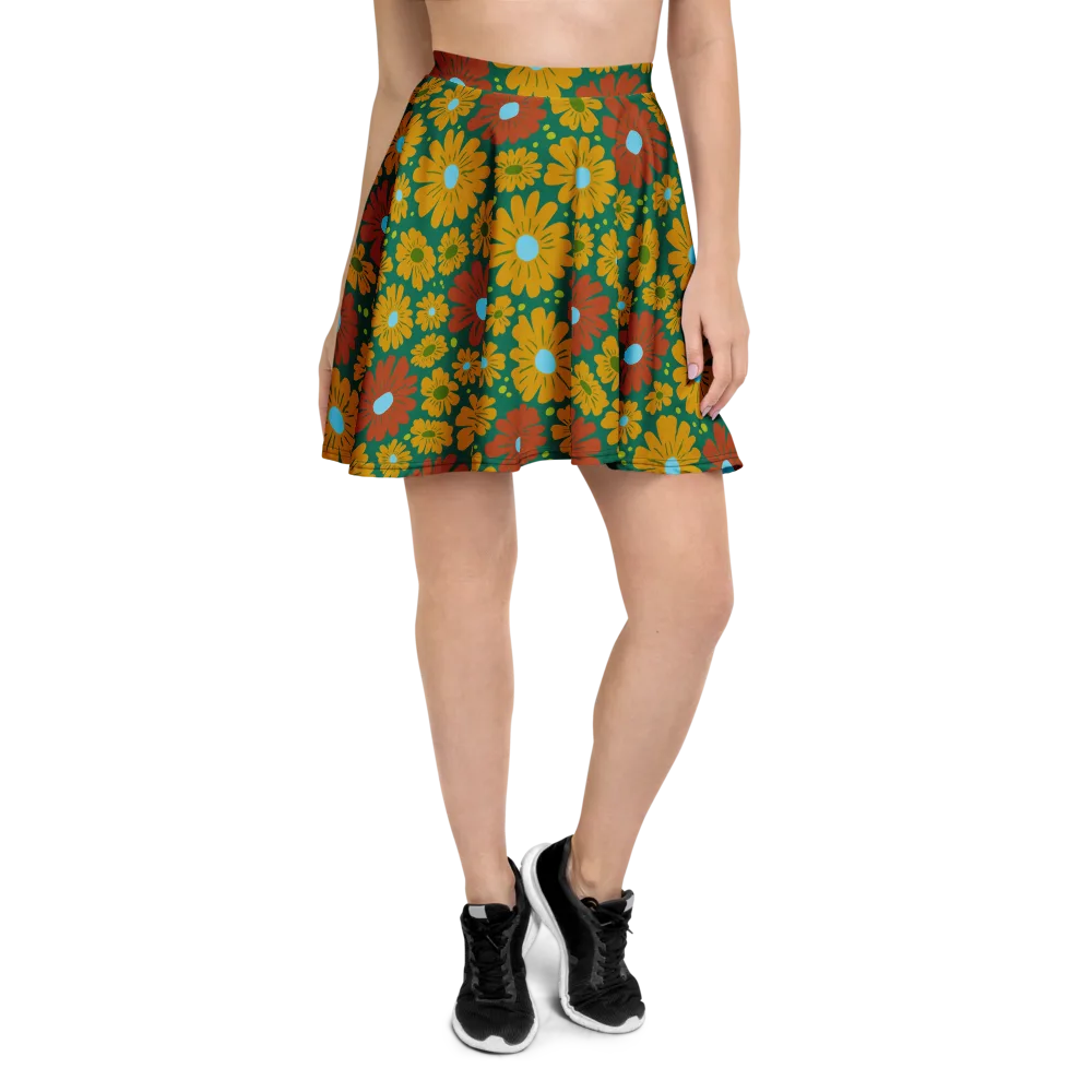 Marigold Voltage on Skater Skirt — Front