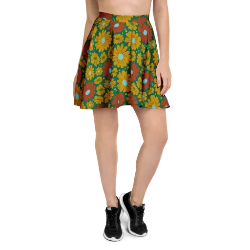 Marigold Voltage on a Skater Skirt