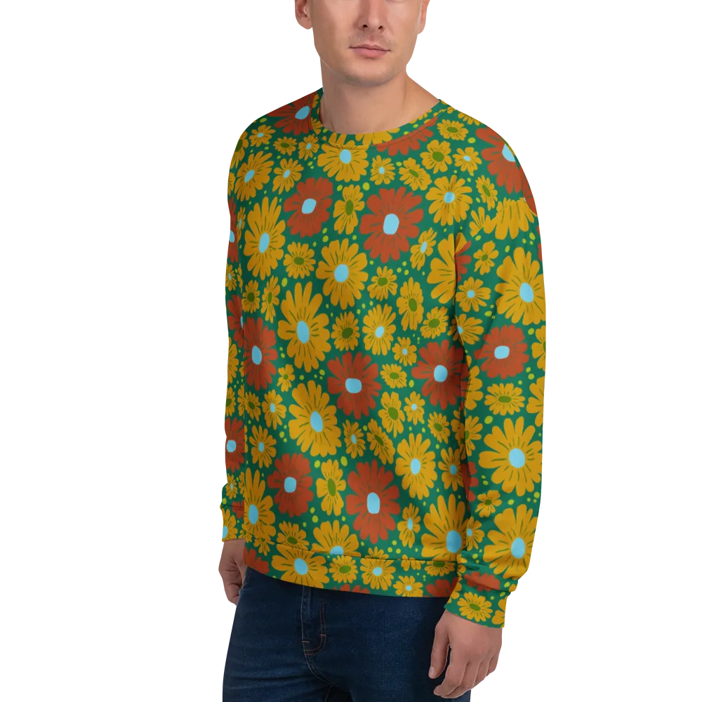 Marigold Voltage on Sweatshirt — Left Front