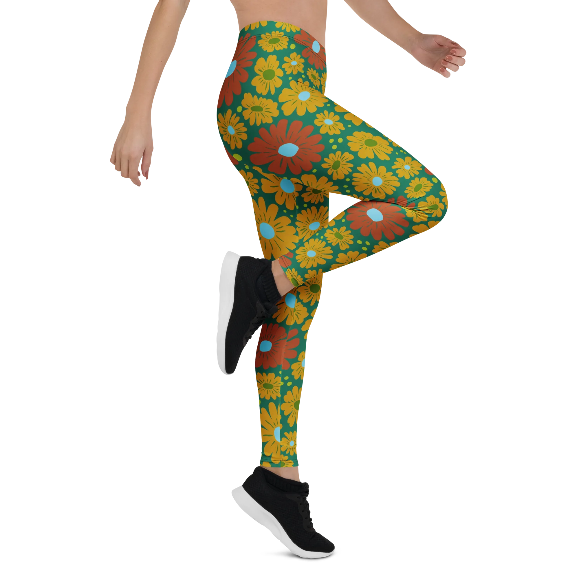 Marigold Voltage on Leggings — Right