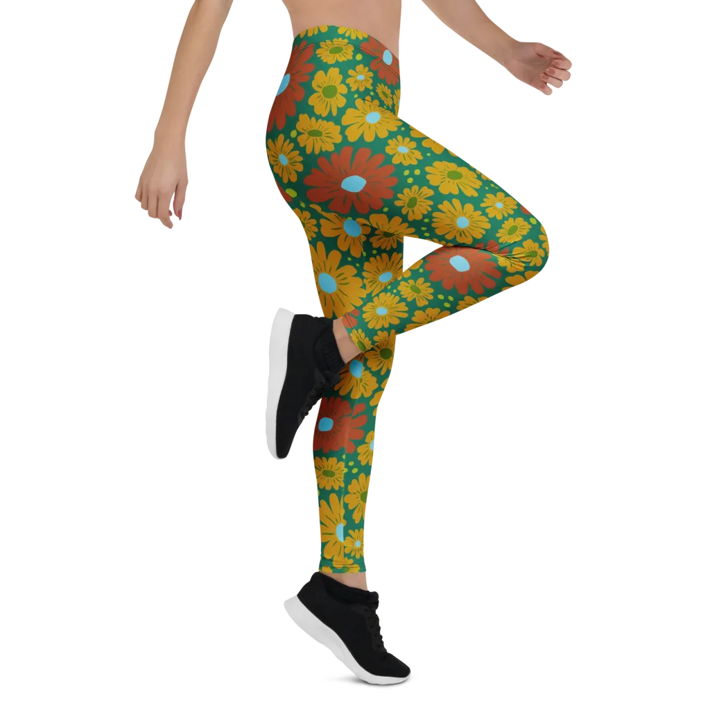Marigold Voltage on Leggings — Right