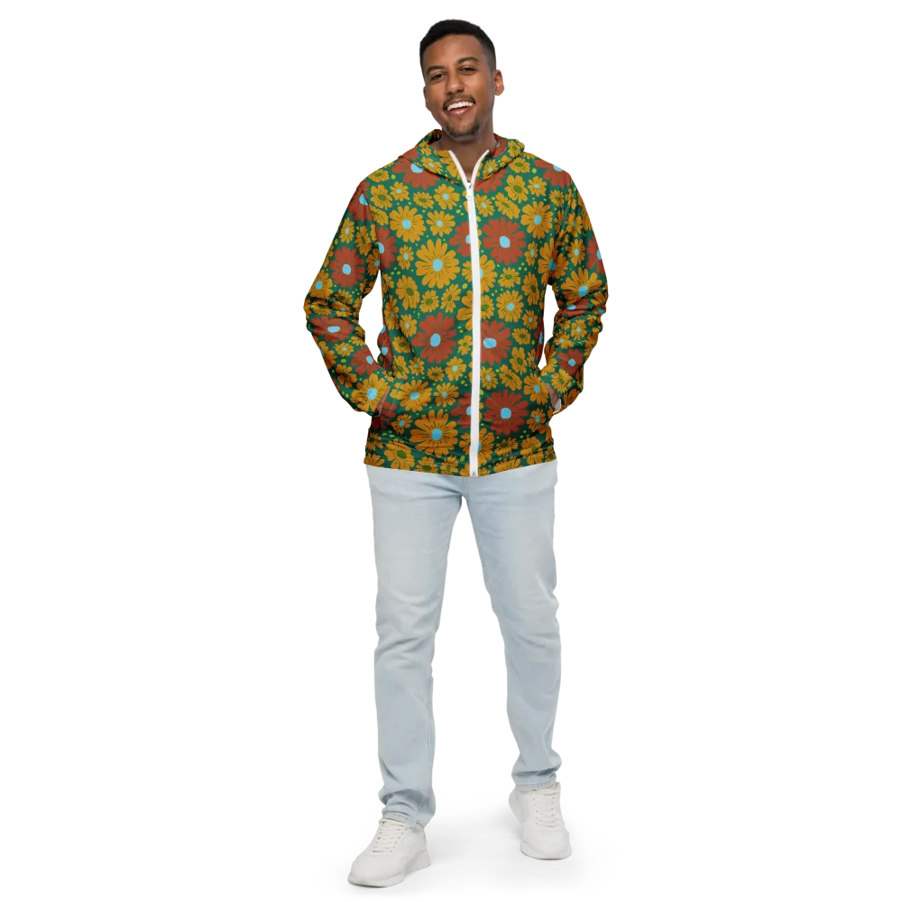 Marigold Voltage on Men's Windbreaker — Front