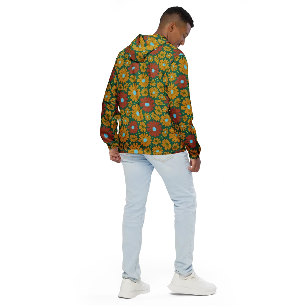 Marigold Voltage on Men's Windbreaker — Back