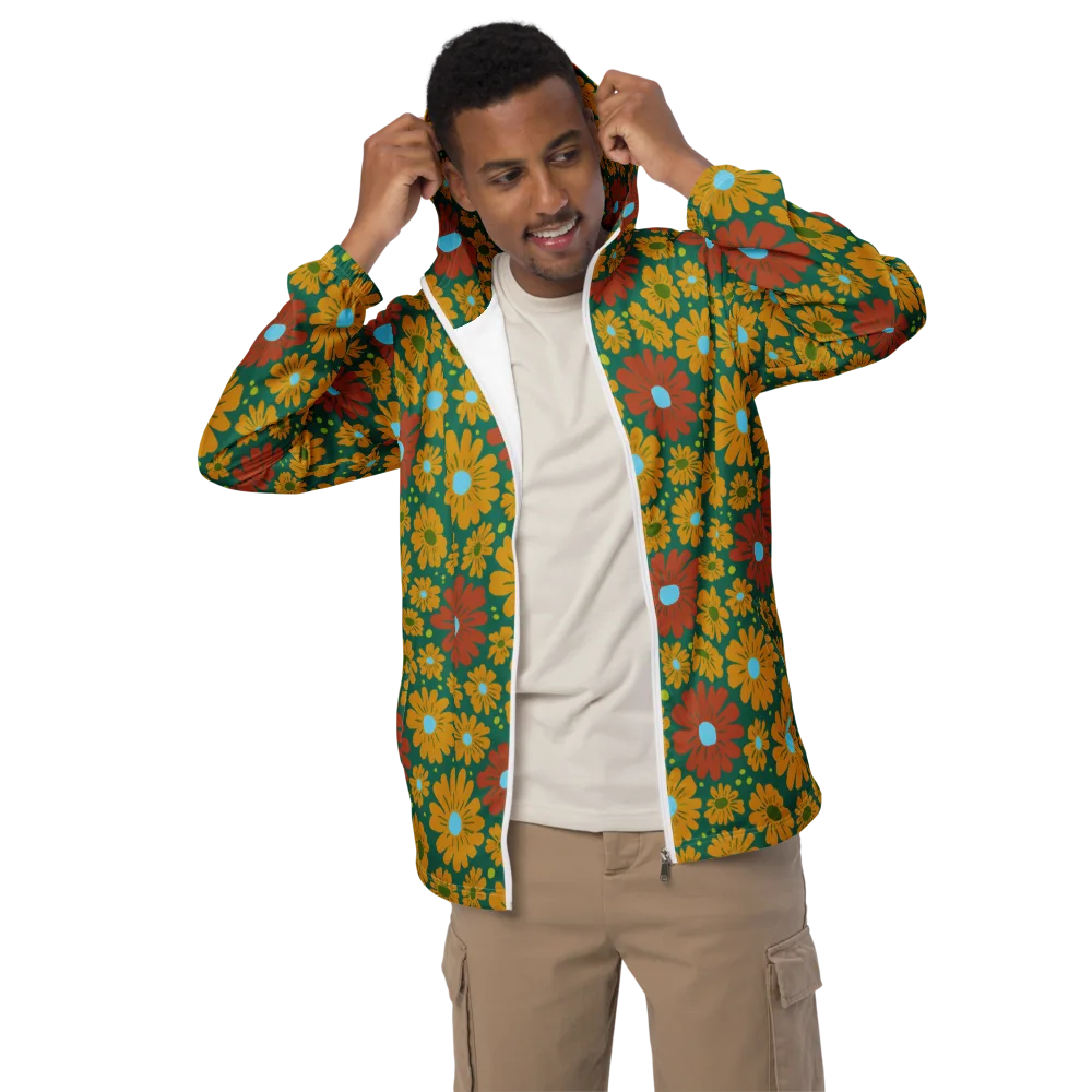 Marigold Voltage on Men's Windbreaker — Front
