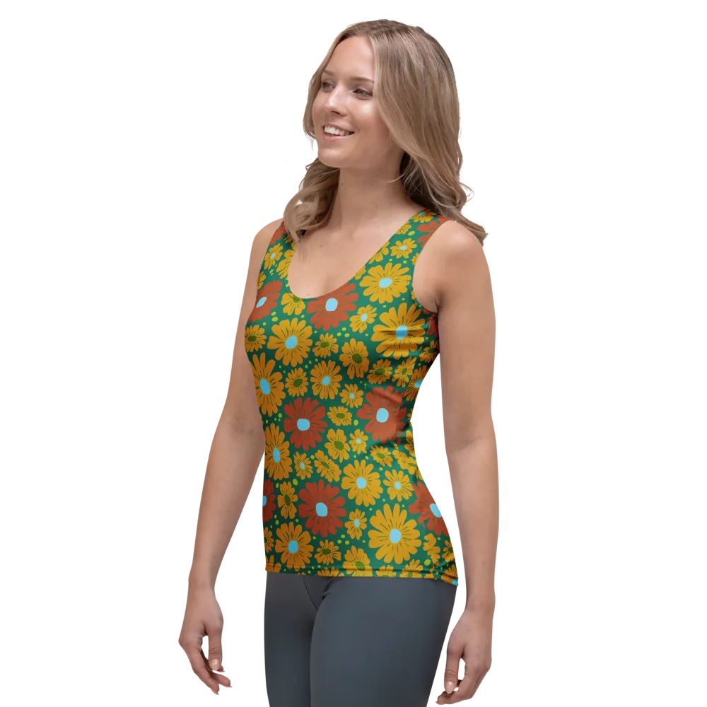 Marigold Voltage on Women's Tank Top — Left Front