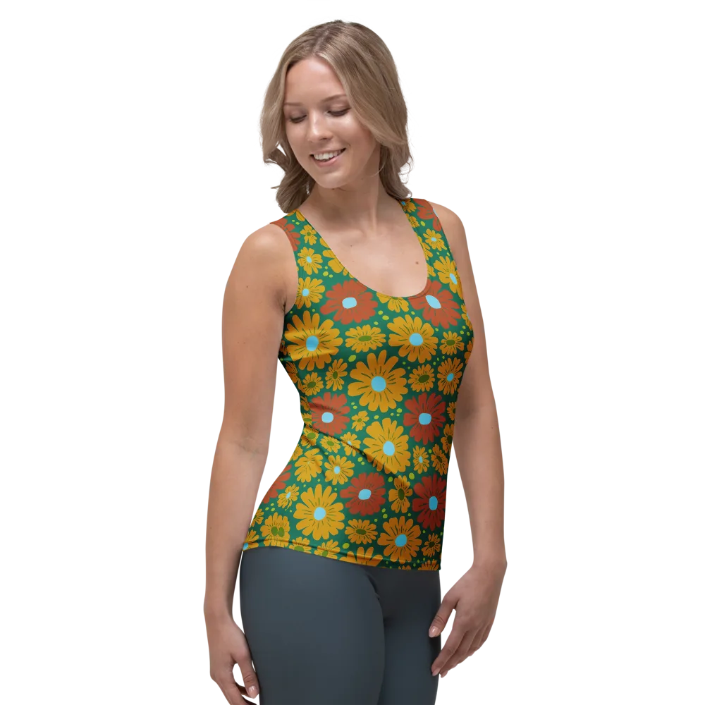 Marigold Voltage on Women's Tank Top — Right Front