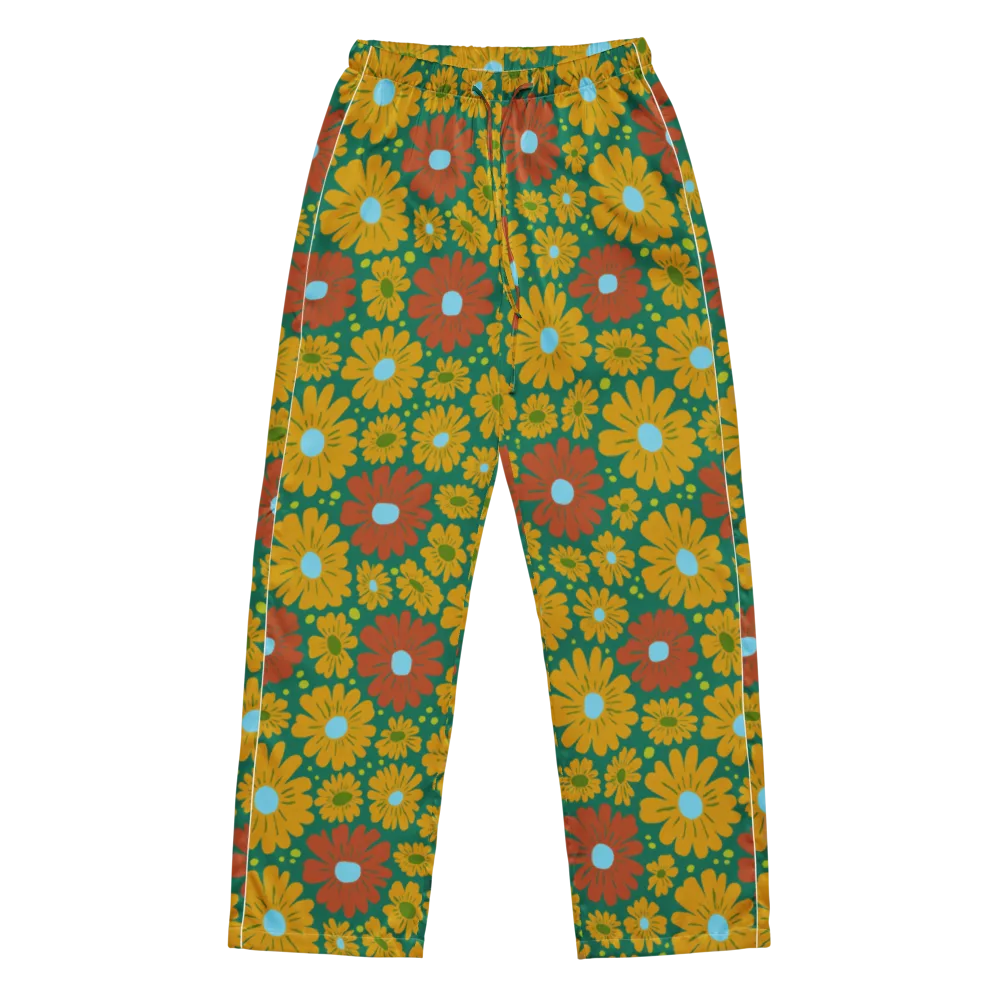 Marigold Voltage on Women's Pajama Pants — Front