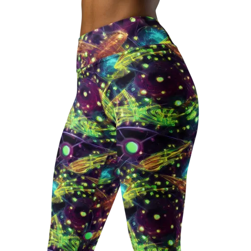 Astral Organica on a Yoga Leggings