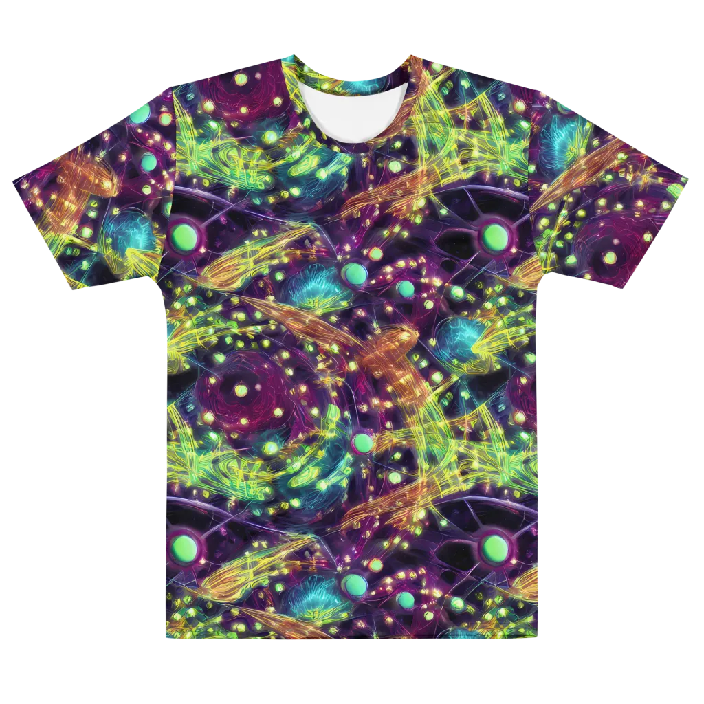Astral Organica on Men's Cotton Crew Neck T-Shirt — Front