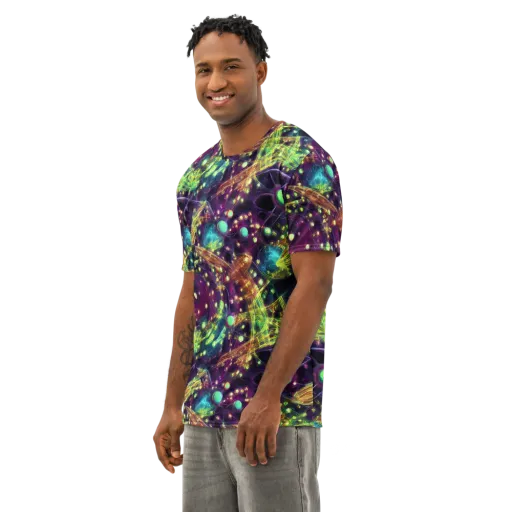 Astral Organica on a Men's Cotton Crew Neck T-Shirt