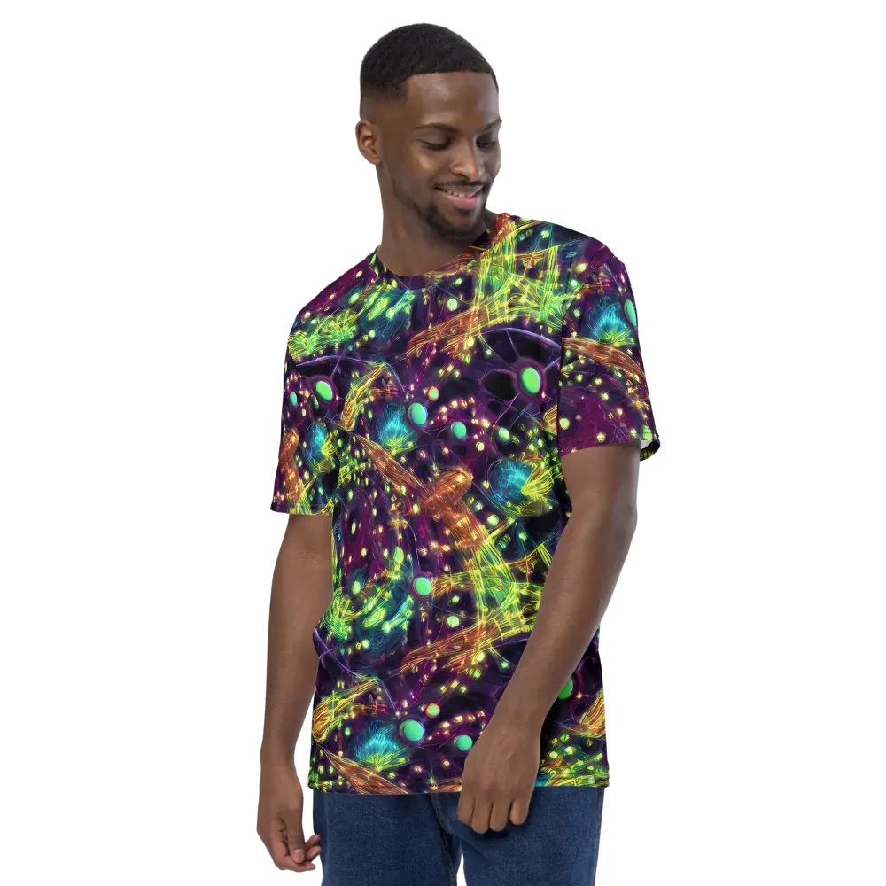 Astral Organica on Men's Crew Neck T-Shirt — Left