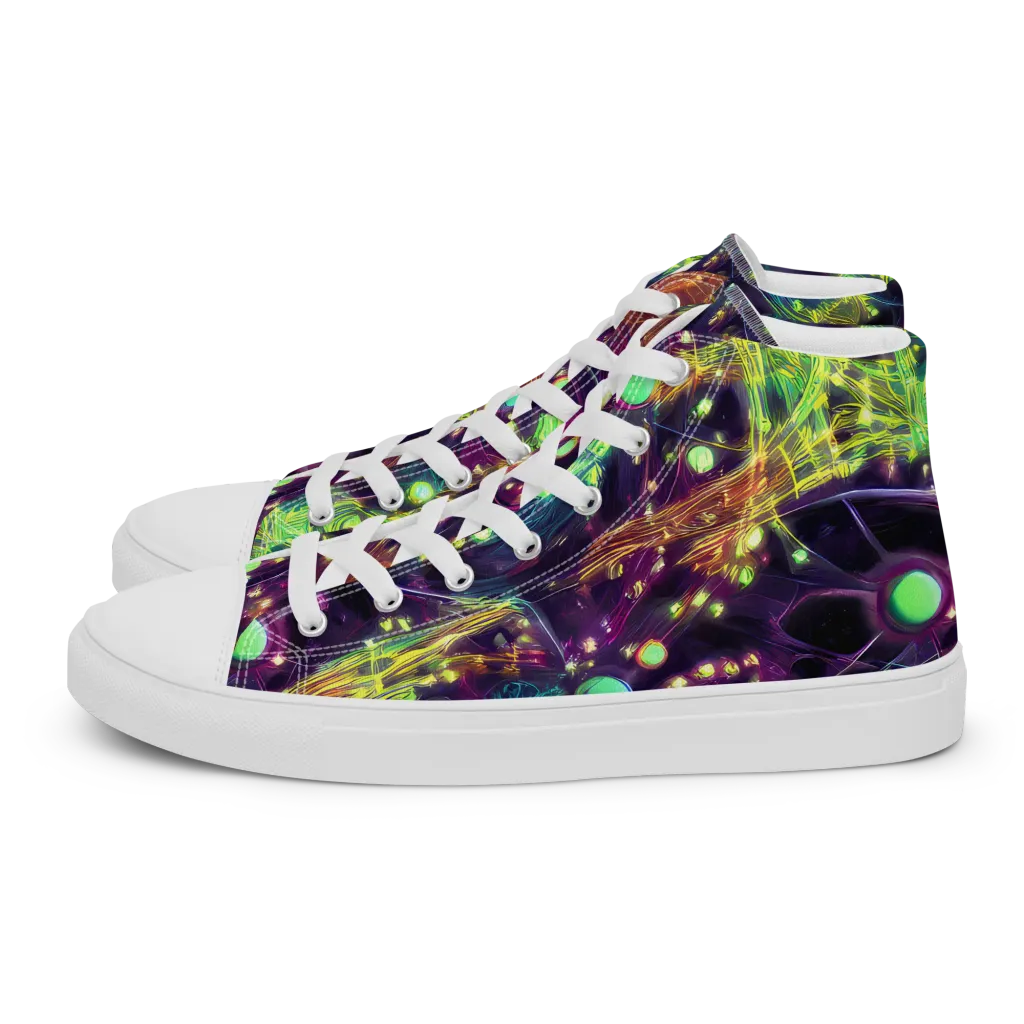 Astral Organica on Women's High Top Canvas Shoes — Left