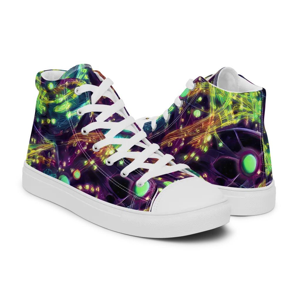 Astral Organica on Women's High Top Canvas Shoes — Right