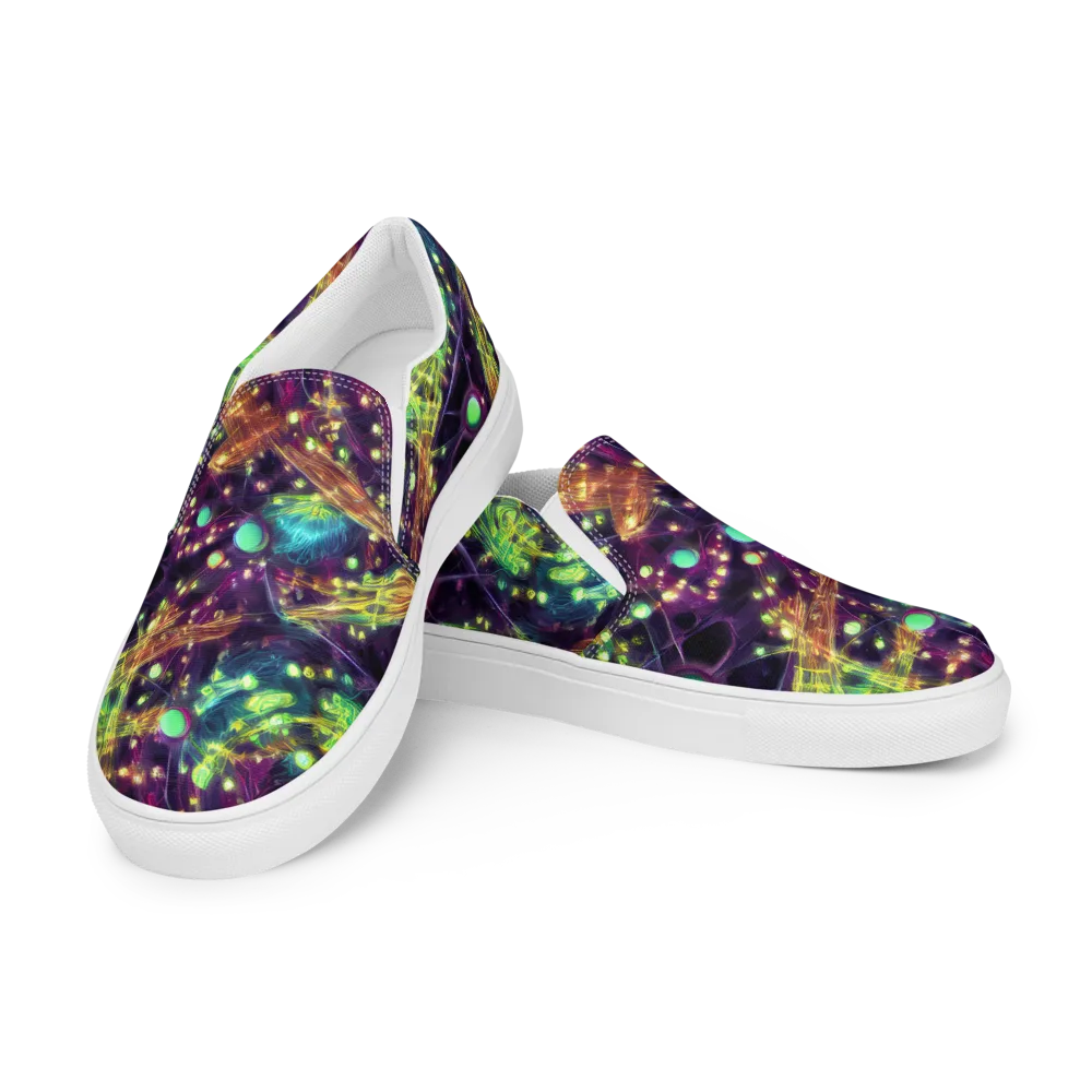 Astral Organica on Men's Slip-On Canvas Shoes — Left Front