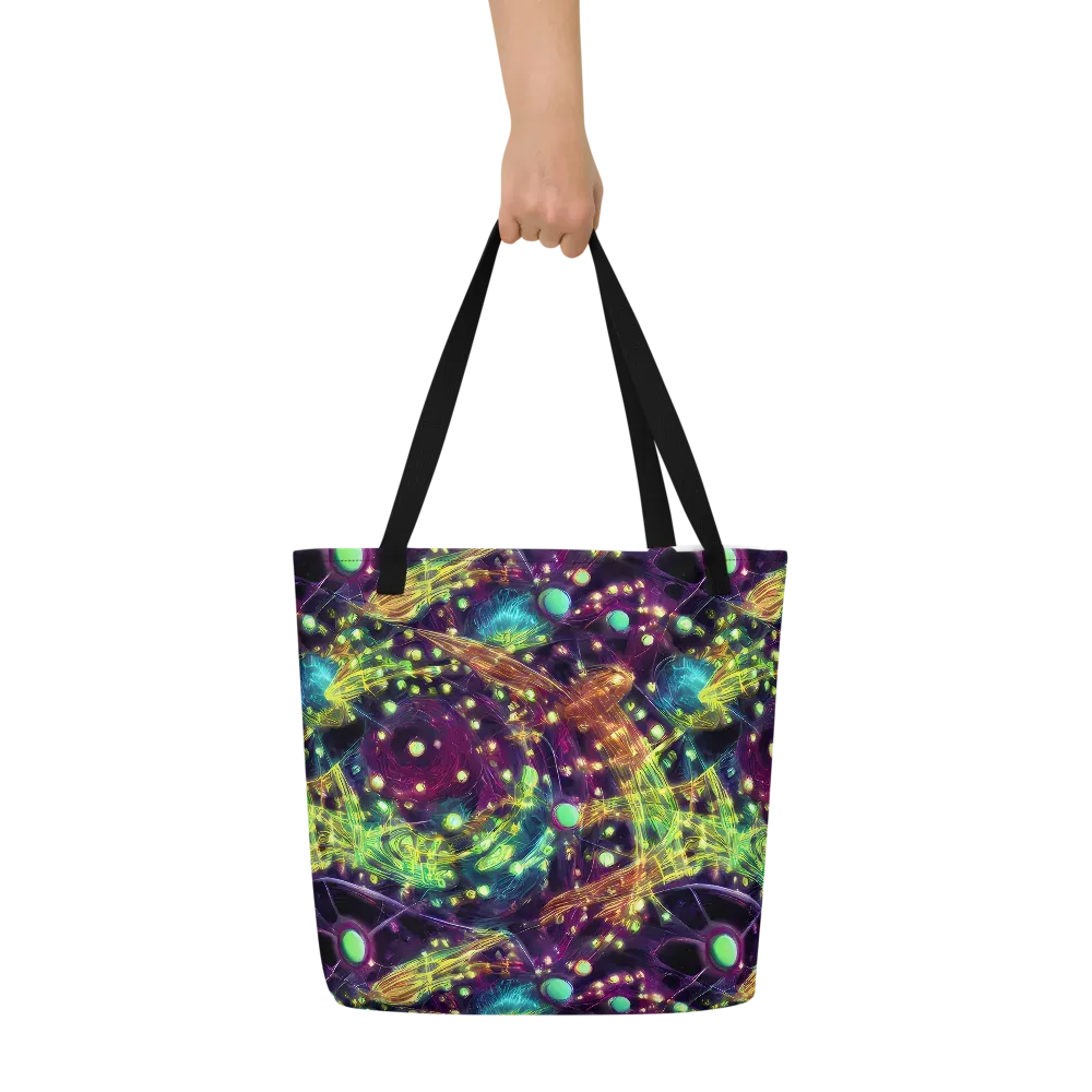 Astral Organica on Large Tote Bag W/ Pocket — Front