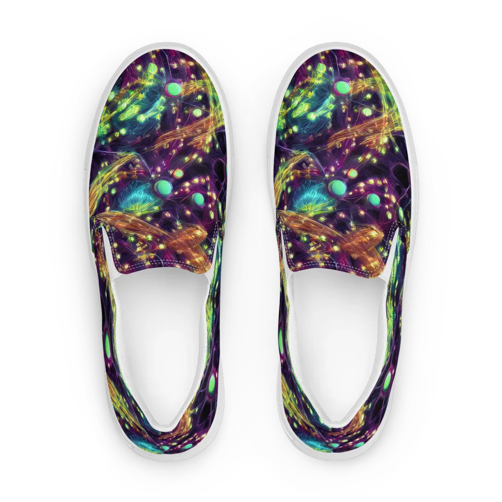 Astral Organica on Women's Slip-On Canvas Shoes — Front