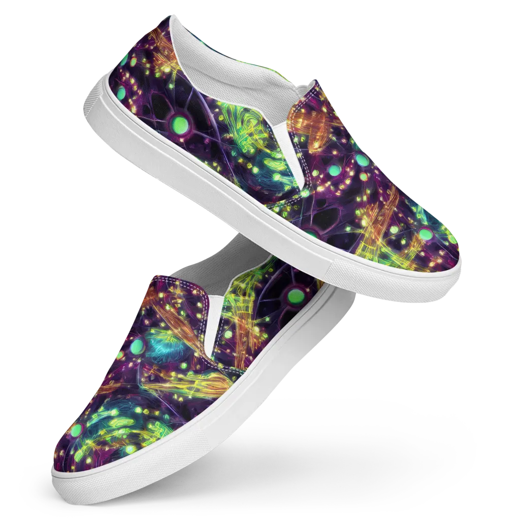 Astral Organica on Women's Slip-On Canvas Shoes — Front