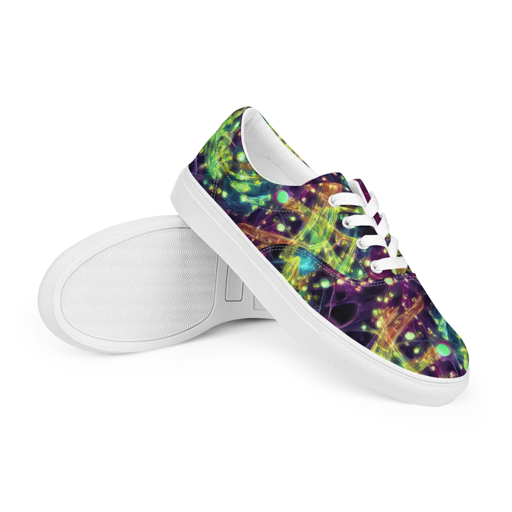 Astral Organica on Men's Lace-Up Canvas Shoes — Right Front