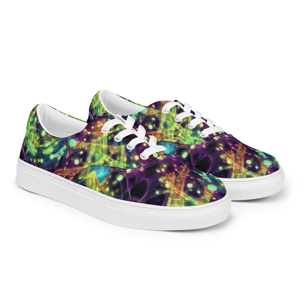 Astral Organica on Men's Lace-Up Canvas Shoes — Right Front