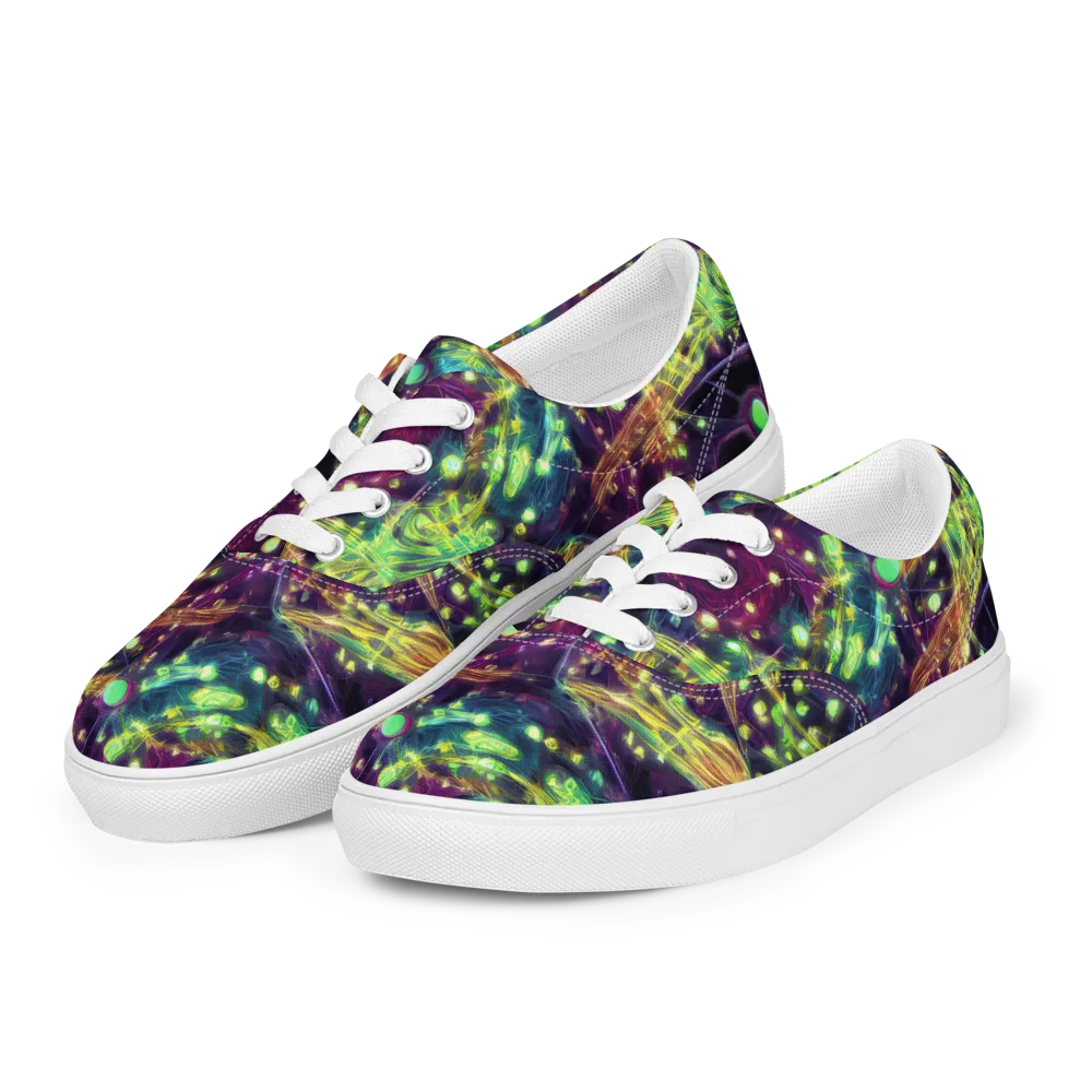 Astral Organica on Men's Lace-Up Canvas Shoes — Left Front