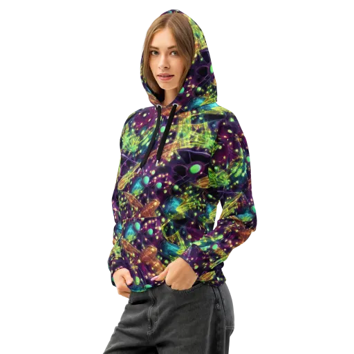 Astral Organica on a Cotton Hoodie
