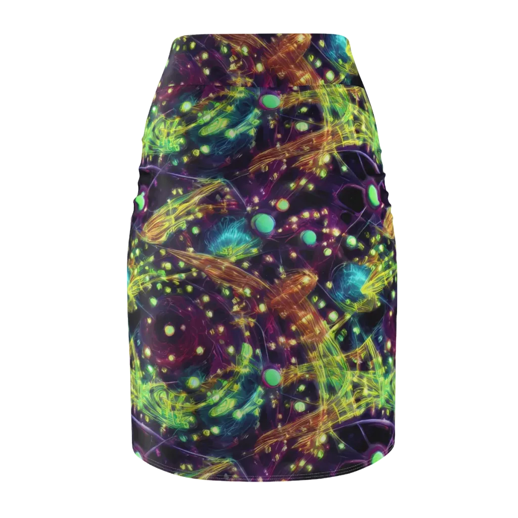 Astral Organica on Pencil Skirt — Back