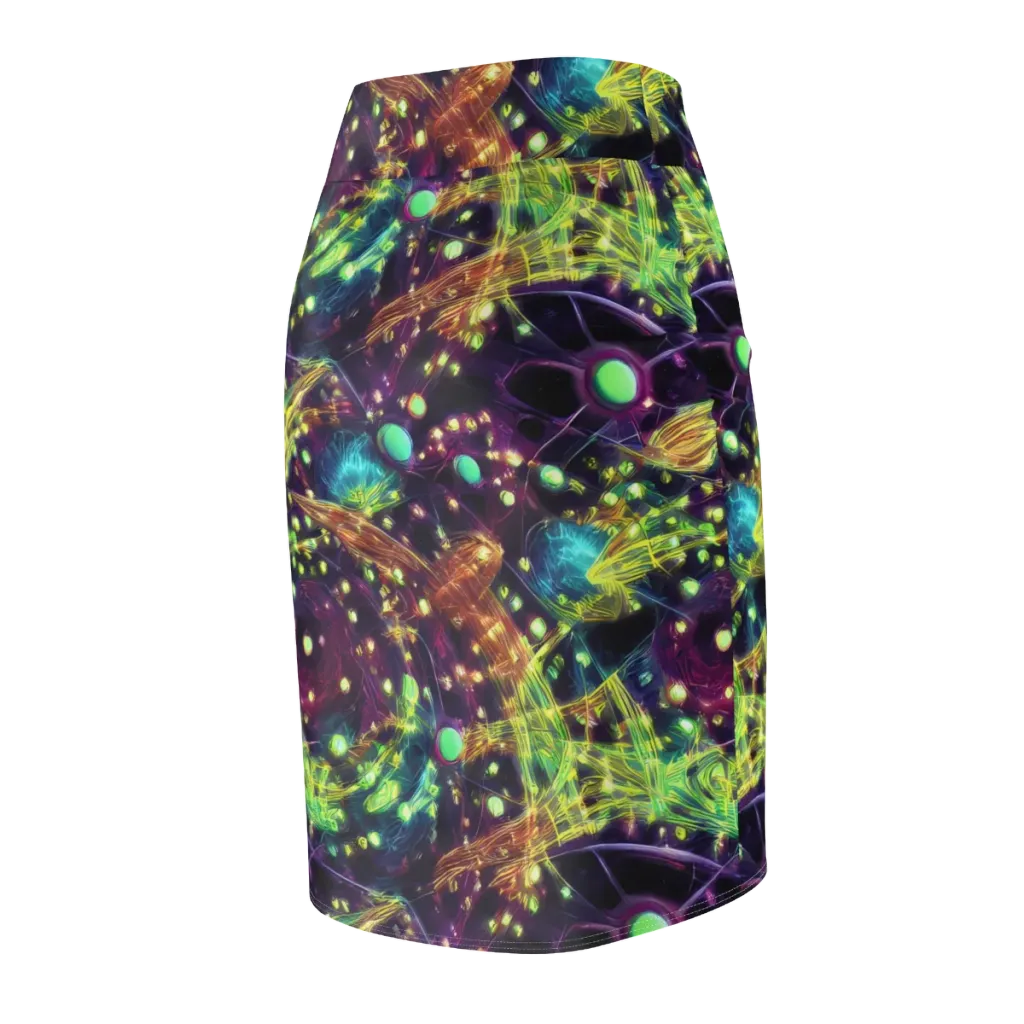 Astral Organica on Pencil Skirt — Back Side