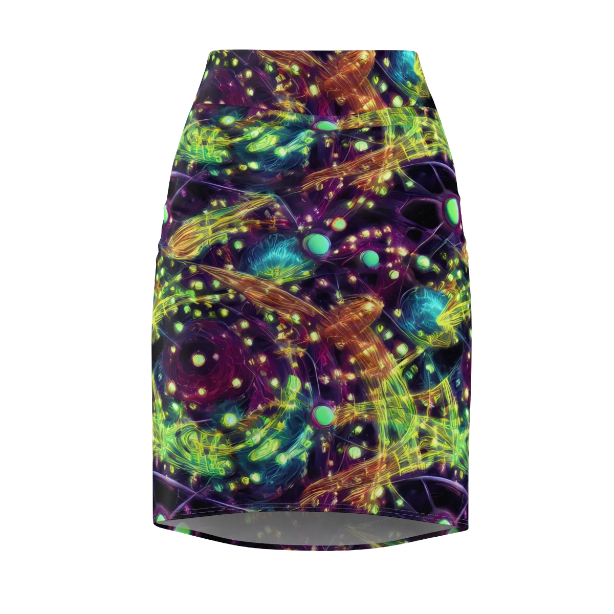 Astral Organica on Pencil Skirt — Front