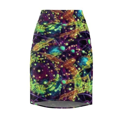 Astral Organica on a Pencil Skirt