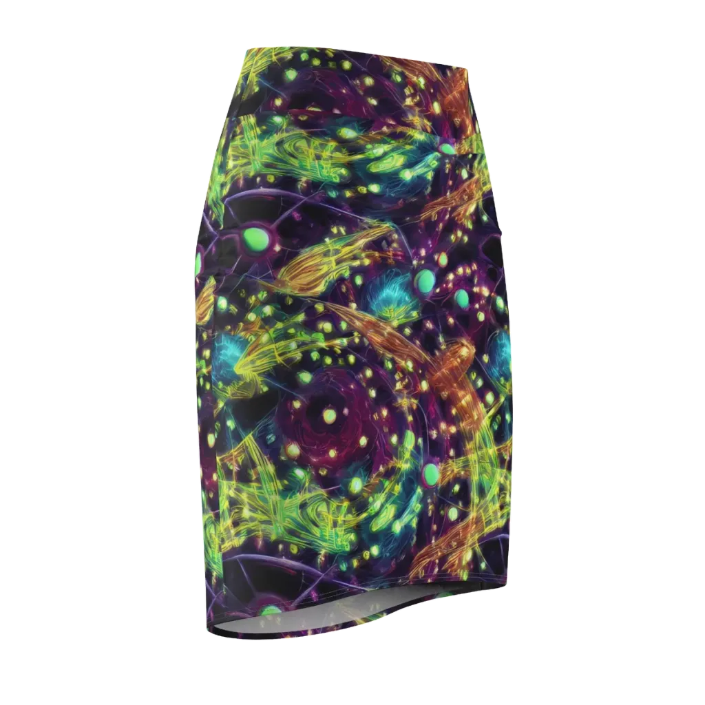 Astral Organica on Pencil Skirt — Front Side
