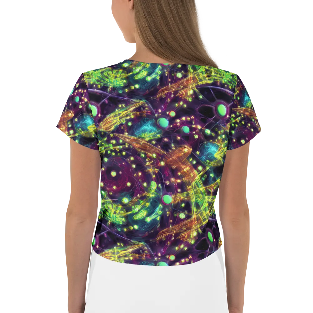Astral Organica on Crop Tee — Back