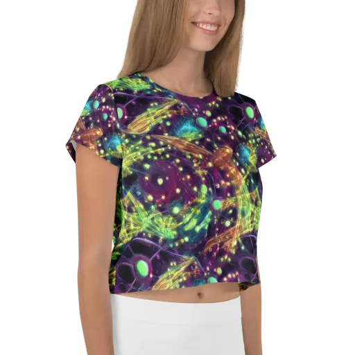 Astral Organica on a Crop Tee