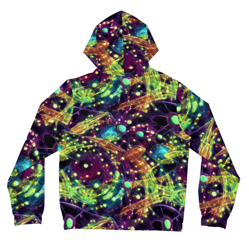 Astral Organica on Women's Full-Zip Hoodie — Back
