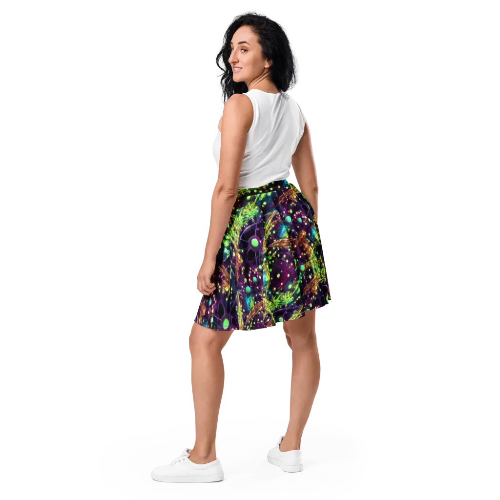 Astral Organica on Skater Skirt — Back