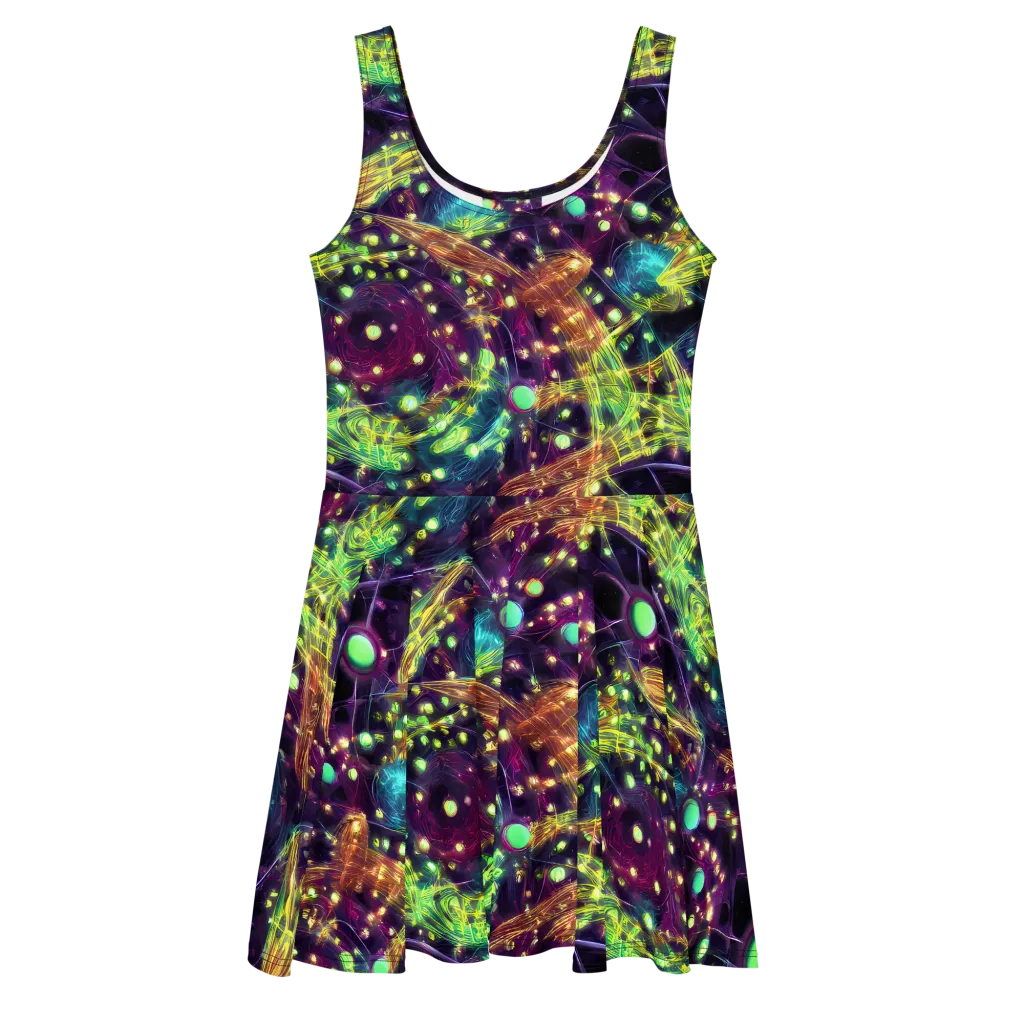 Astral Organica on Skater Dress — Front