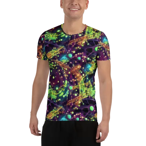 Astral Organica on a Men's Athletic T-Shirt