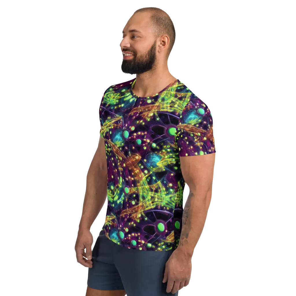 Astral Organica on Men's Athletic T-Shirt — Left